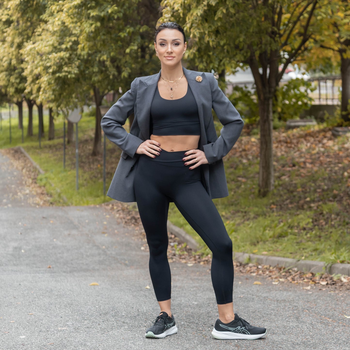 Sports Bra High Impact And Leggings Active Yoga