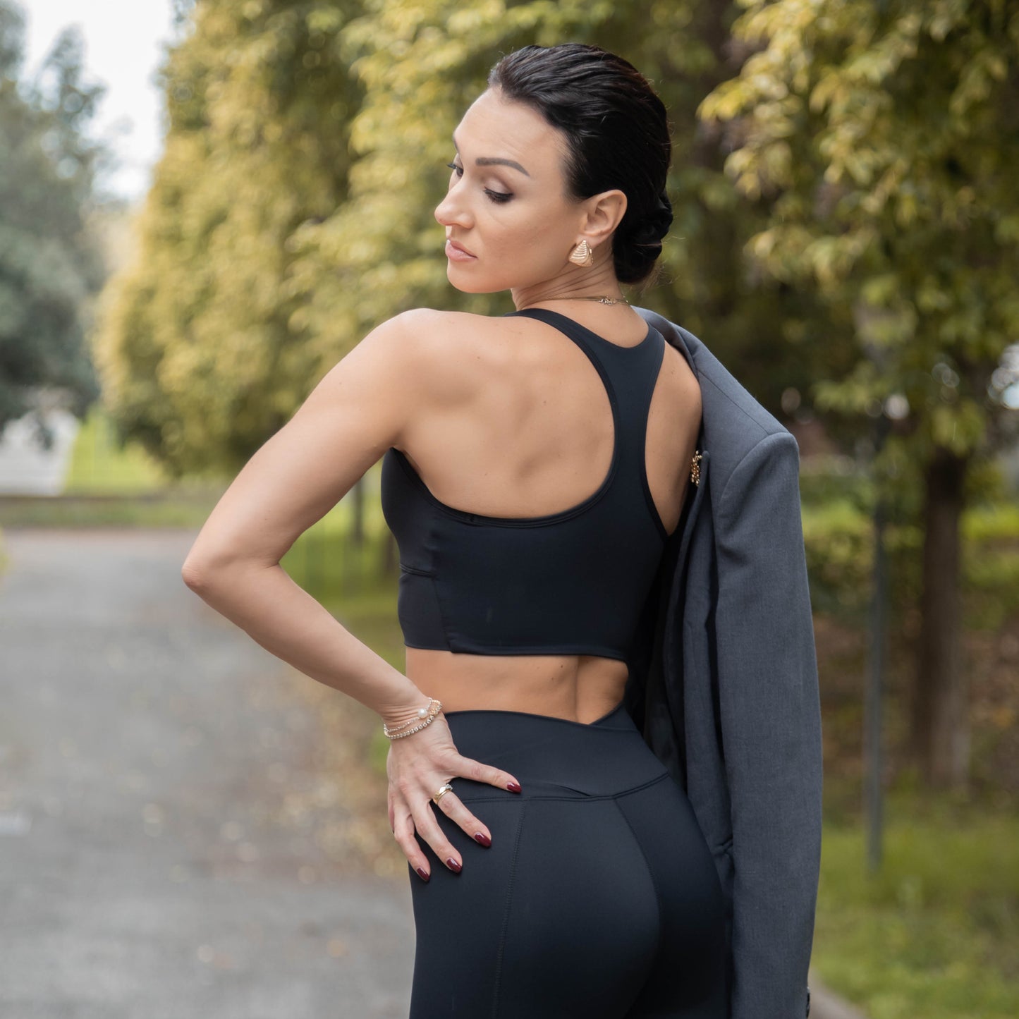 Sports Bra High Impact And Leggings Active Yoga
