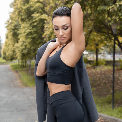 Sports Bra High Impact And Leggings Active Yoga