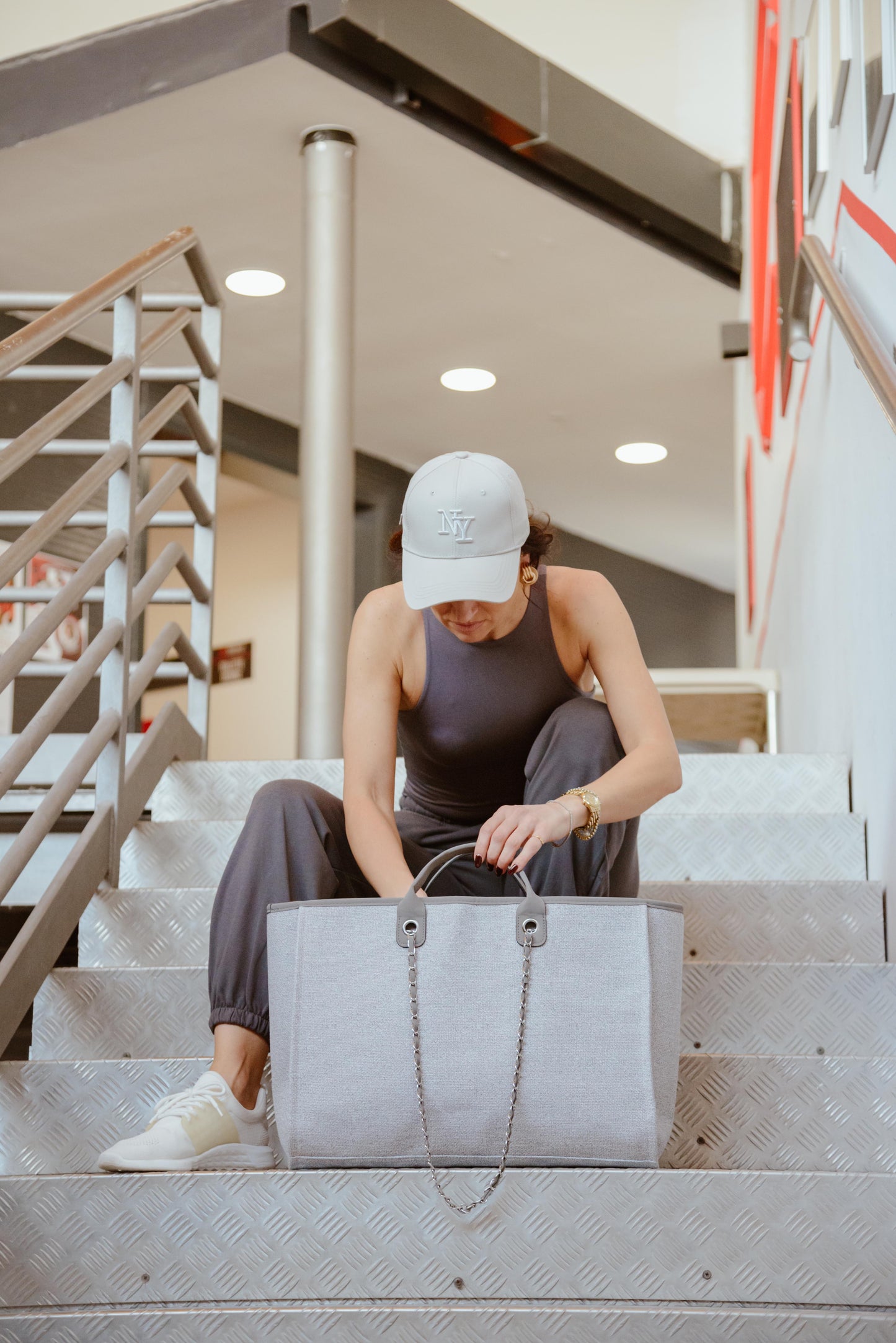 Tote bag in tessuto